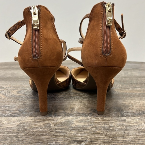 Liz Claiborne HEIDI Pointed Toe Ankle Strap Heels Size 9.5 - Picture 4 of 8